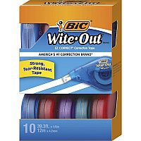 BIC Wite-Out Brand EZ Correct Correction Tape, 39.3 Feet (BICWOTAP10)