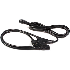 StarTech 10ft Power Extension Cord C14 To 2x C13 (PXT100Y)