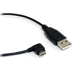 StarTech 3ft Usb To Right Angle Micro Usb Cable (UUSBHAUB3RA)