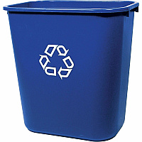 Rubbermaid Commercial Deskside Recycling Container (RCP295673BE)