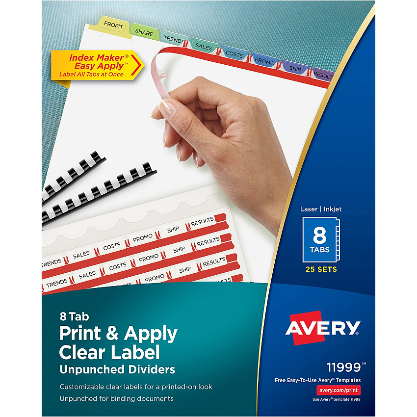 Avery Index Maker Index Divider (AVE11999)