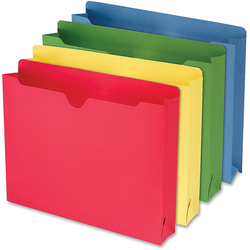 Smead Colored Straight Tab Cut Letter Recycled File Jacket (SMD75688)