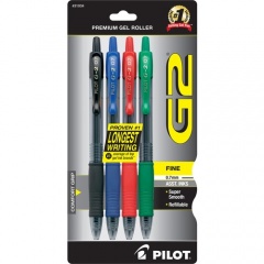 Pilot G2 Retractable Gel Ink Rollerball Pens (31034)