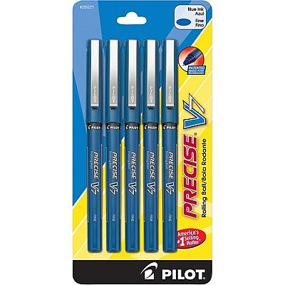 Pilot Precise V7 Fine Premium Capped Rolling Ball Pens (PIL26021)