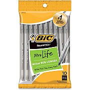 BIC Round Stic Ballpoint Pens (BICGSMP101BK)