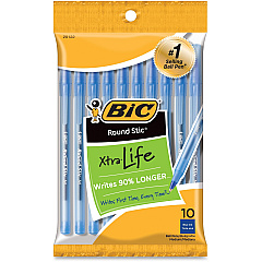 BIC Round Stic Ballpoint Pens (BICGSMP101BE)
