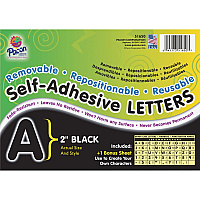 UCreate Reusable Self-Adhesive Letters (PAC51650)