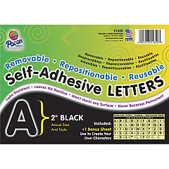 UCreate Reusable Self-Adhesive Letters (PAC51650)
