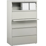 Lorell Fortress Series Lateral File w/Roll-out Posting Shelf (LLR60442)