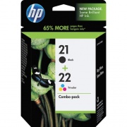 HP 21 Black/22 Tri-color 2-pack Original Ink Cartridges (C9509FN)