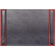 Dacasso Rosewood & Leather Side-Rail Desk Pad (P8002)