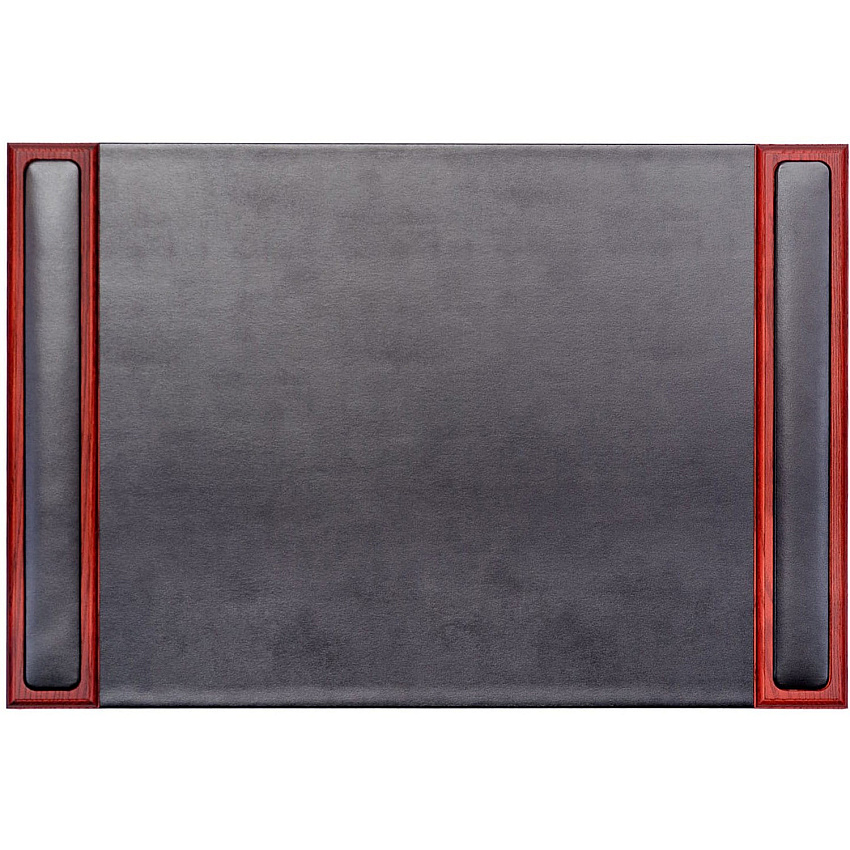 Dacasso Rosewood & Leather Side-Rail Desk Pad (P8002)