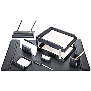Dacasso Leather 10-Piece Desk Set (D1020)