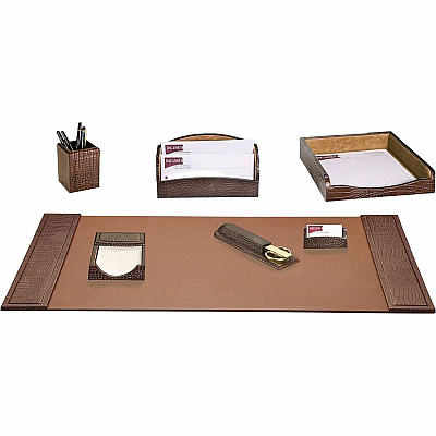 Dacasso Embossed Leather Desk Set (D2004)