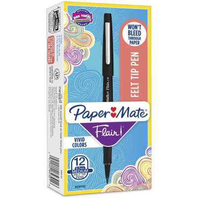 Paper Mate Flair Point Guard Felt Tip Marker Pens (8430152)