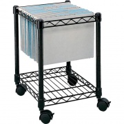 Safco Compact Mobile File Cart (5277BL)