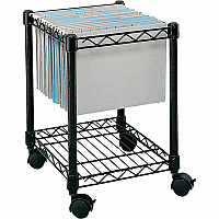 Safco Compact Mobile File Cart (SAF5277BL)