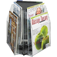 Mayline Rack,Dsplytbltop Tri 6Mag (SAF5698CL)