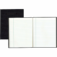 Blueline Hardbound Executive Notebooks (REDA7BLK)