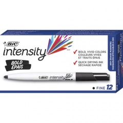 BIC Intensity Bold Fine Point Whiteboard Marker (DECF11BK)