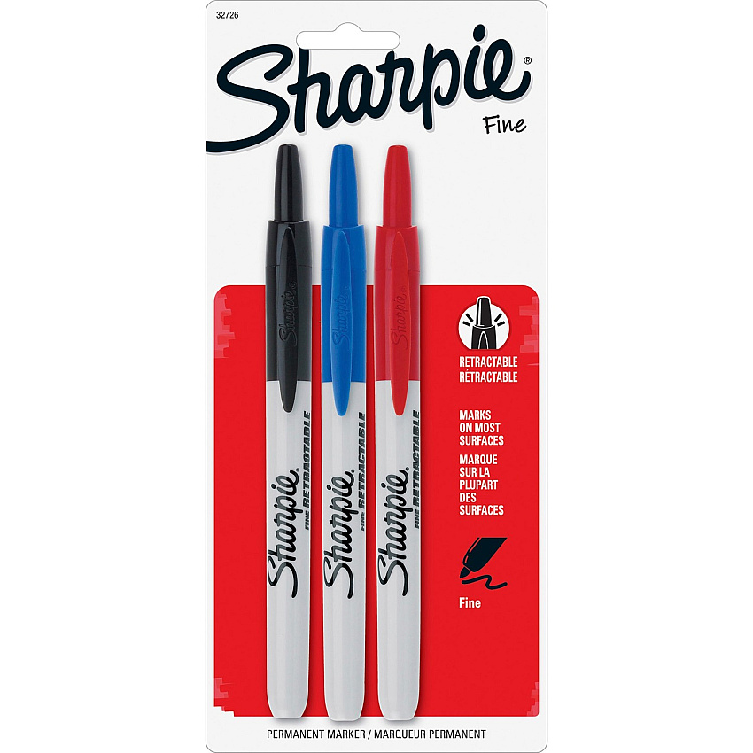 Sharpie Retractable Permanent Markers (SAN32726PP)