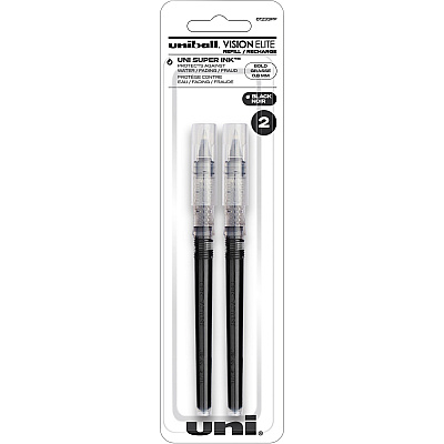uniball Vision Elite Rollerball Pen Refills (UBC61233PP)
