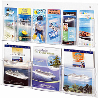 Safco Nine Compartment Magazine/Pamphlet Display (SAF5666CL)