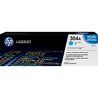 HP 304A (CC531A) Original Standard Yield Laser Toner Cartridge - Single Pack - Cyan - 1 Each