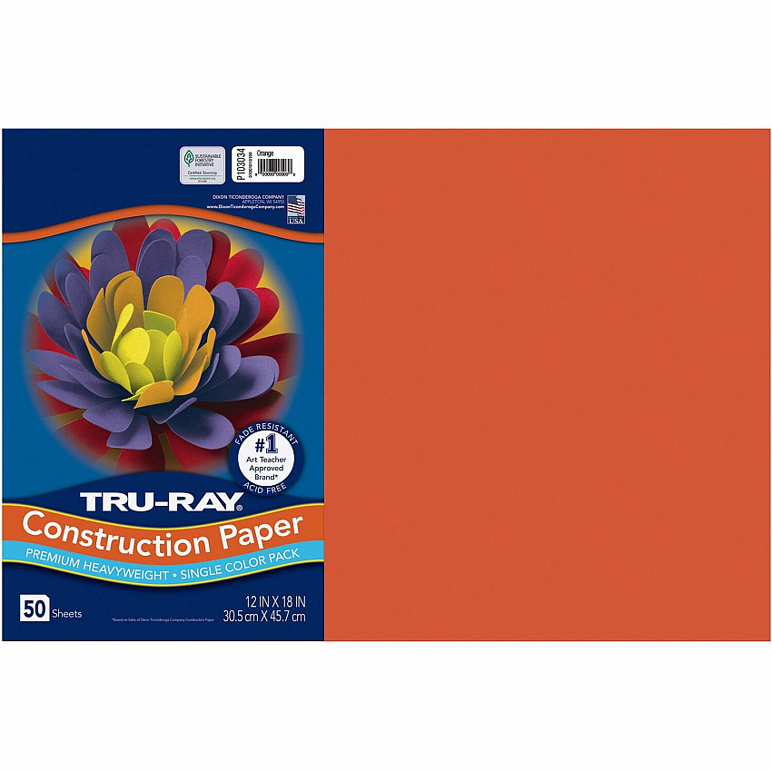 Tru-Ray Heavyweight Construction Paper (PAC103034)