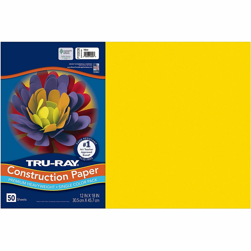 Tru-Ray Heavyweight Construction Paper (PAC103036)