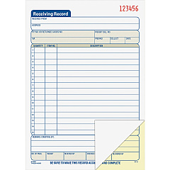 Adams Carbonless Receiving Record Book (ABFDC5089)
