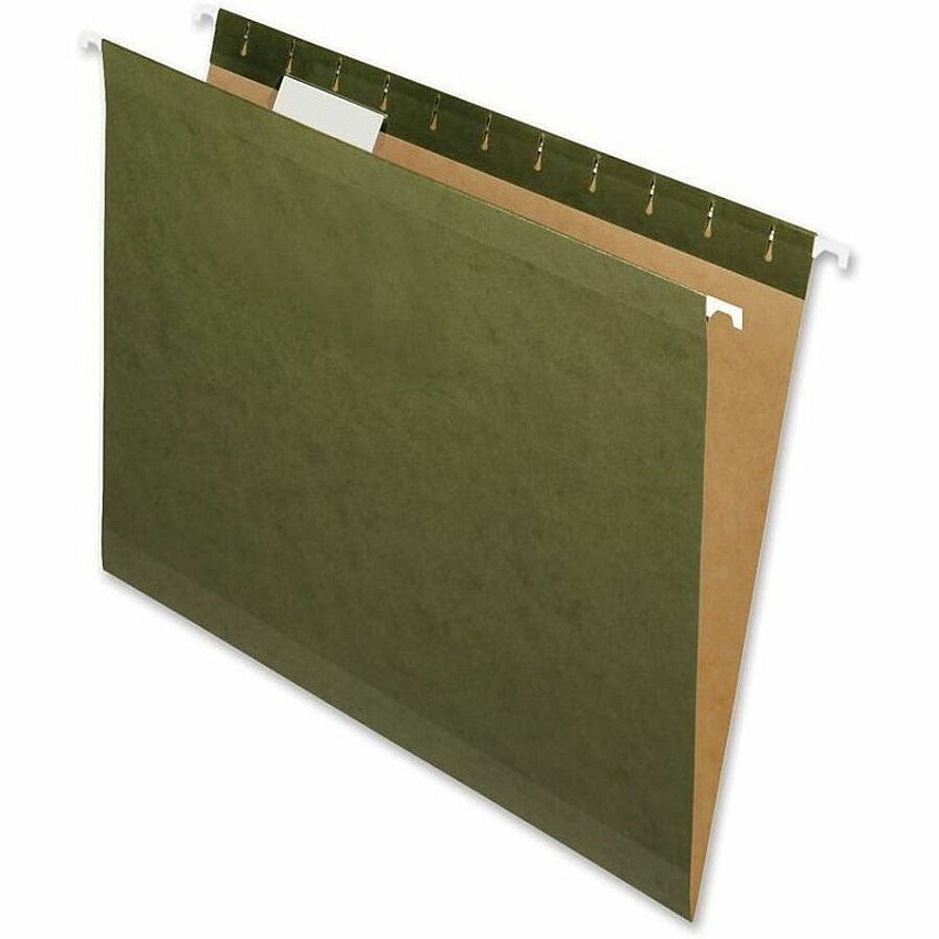 Nature Saver 1/5 Tab Cut Letter Recycled Hanging Folder (NAT08650)