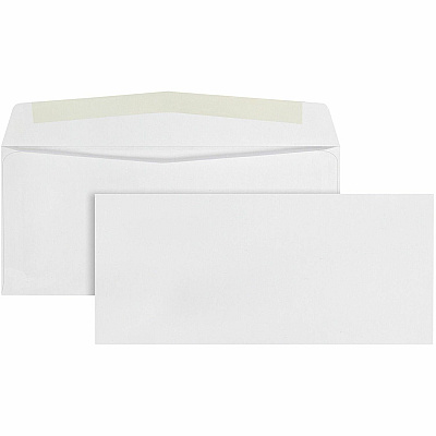 Quality Park No. 10 Business Envelopes with Gummed Flap (QUA90020B)