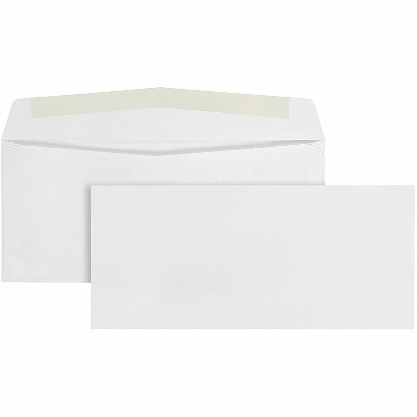 Quality Park No. 10 Business Envelopes with Gummed Flap (QUA90020B)
