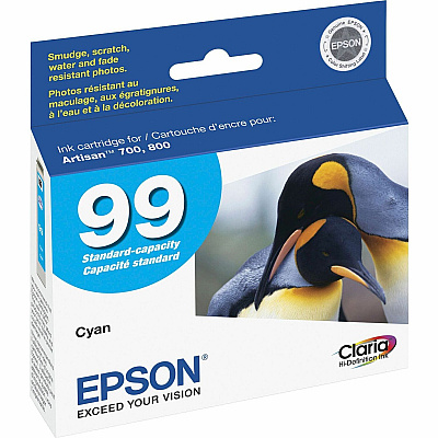 Epson Claria No. 99 Original Ink Cartridge (EPST099220S)