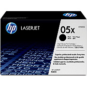 HP 05X (HEWCE505X) Original High Yield Laser Toner Cartridge - Single Pack - Black - 1 Each