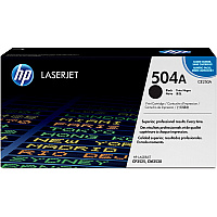 HP 504A (HEWCE250A) Original Laser Toner Cartridge - Single Pack - Black - 1 Each