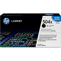 HP 504X (CE250X) Original Laser Toner Cartridge - Single Pack - Black - 1 Each