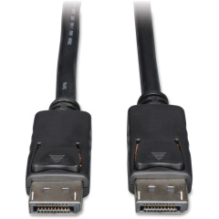 Eaton Tripp Lite Series DisplayPort Cable with Latching Connectors, 4K 60 Hz (M/M), Black, 6 ft. (1.83 m) (P580006)