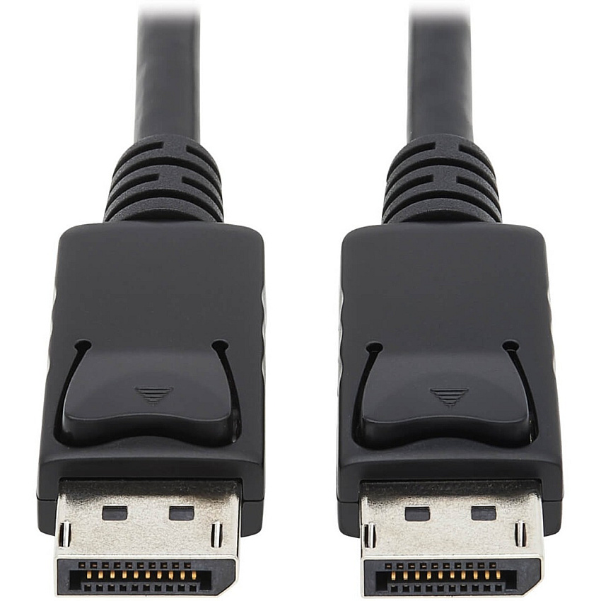 Eaton Tripp Lite Series DisplayPort Cable with Latching Connectors, 4K 60 Hz (M/M), Black, 10 ft. (3.05 m) (P580010)