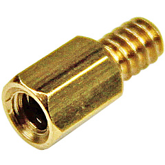 StarTech 6-32 Brass Motherboard Standoffs - 15 Pk (STANDOFF632)