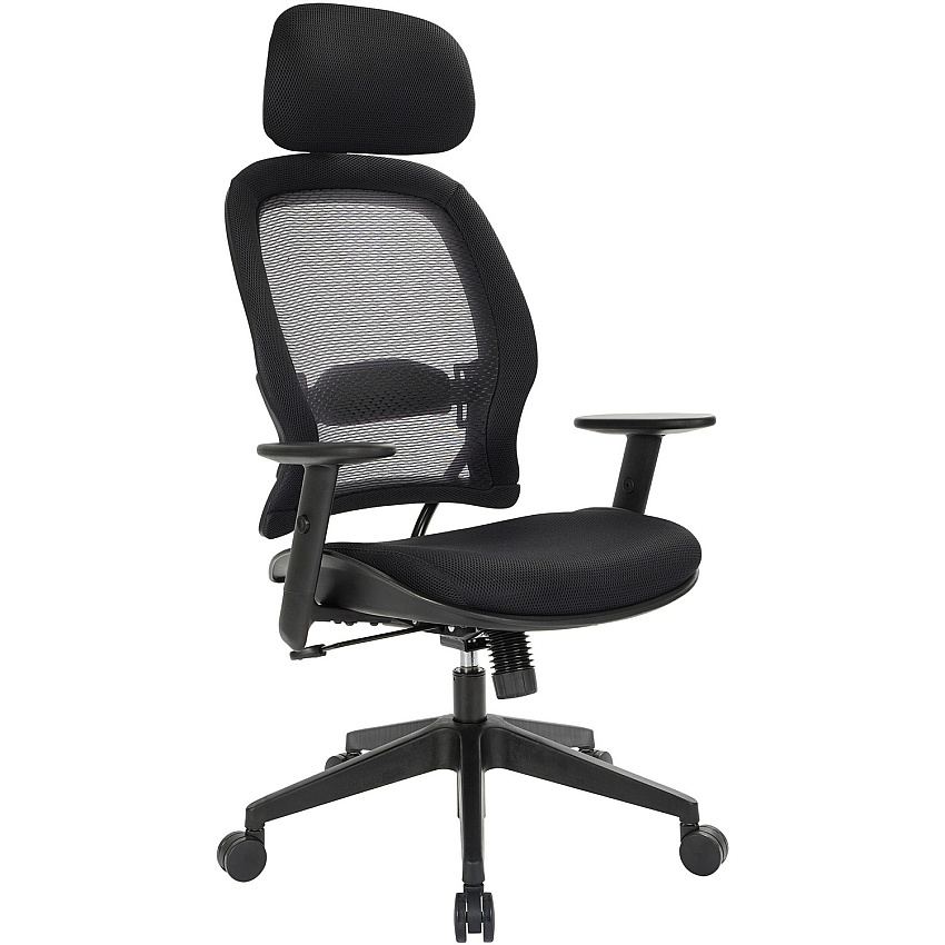 Office Star Professional Air Grid Chair with Adjustable Headrest (OSP55403)