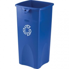 Rubbermaid Commercial Untouchable Square Recycling Container (356973BE)