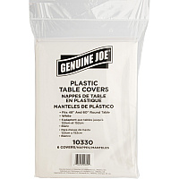 Genuine Joe Plastic Round Tablecovers (GJO10330)