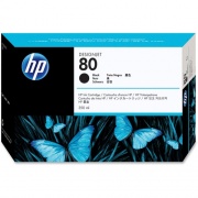 HP 80 350-ml Black DesignJet Ink Cartridge (C4871A)