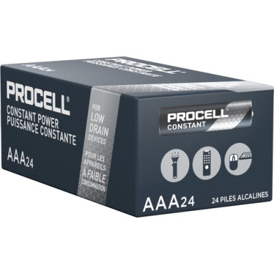 Duracell Procell Constant Power Alkaline AAA Batteries (PC2400BKD)