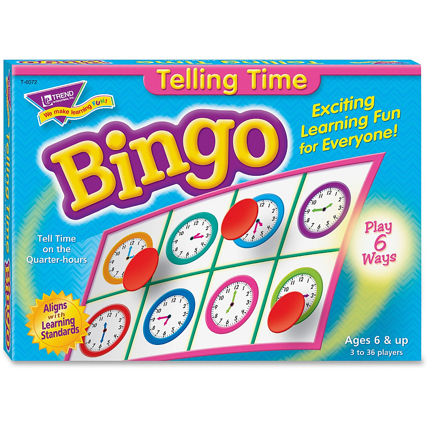 TREND Telling Time Bingo Game (TEP6072)