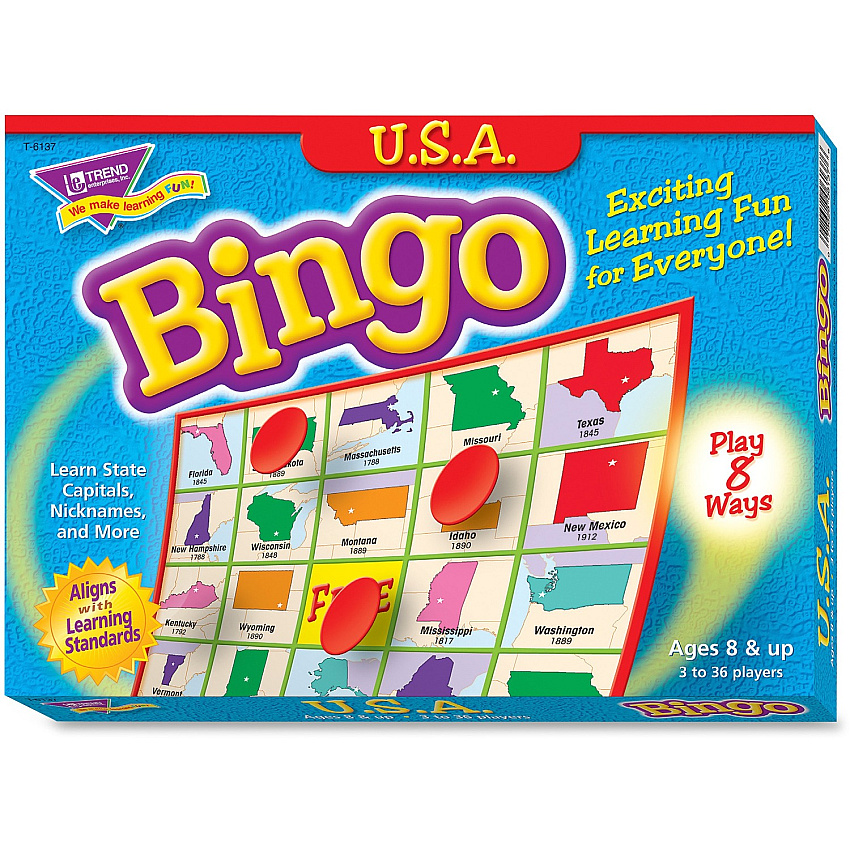 TREND U.S.A. Bingo Game (TEP6137)