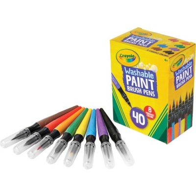 Crayola Washable Window FX Marker, Broad Bullet Tip, Assorted Colors,  8/Pack