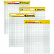 Post-it Self-Stick Easel Pad Value Pack with Faint Grid (MMM560VAD4PK)